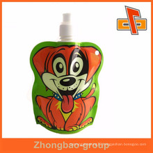 High quality nice printing doypack spout bag for baby food ,liquid packaging